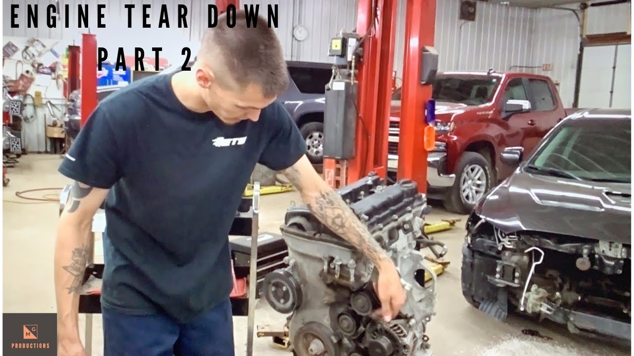 Evo x Build series part 2 engine tear down!