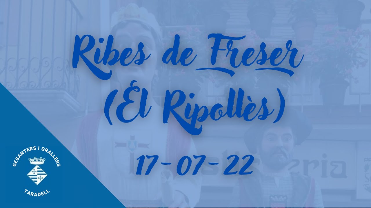 Trobada Gegantera Ribes de Freser 2022.