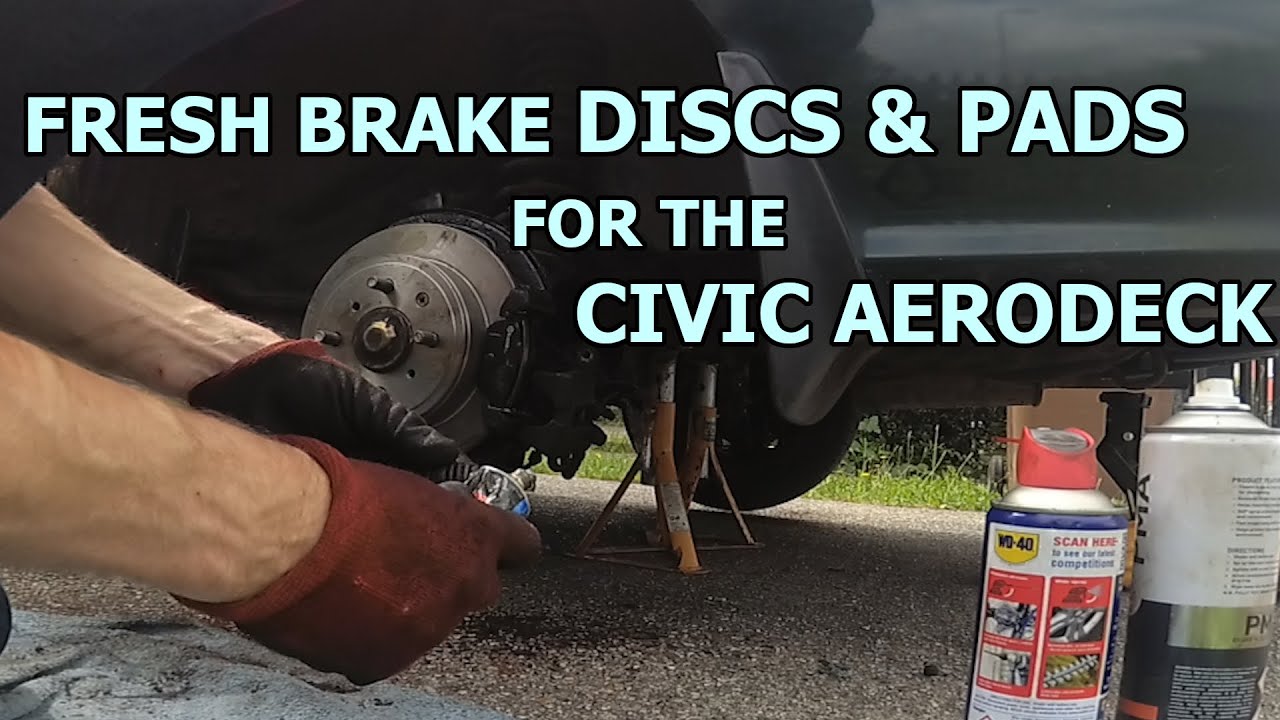 Fitting New Rear BRAKE DISCS and PADS to the CIVIC AERODECK