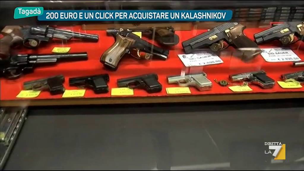 200 euro e un click per acquistare un Kalashnikov