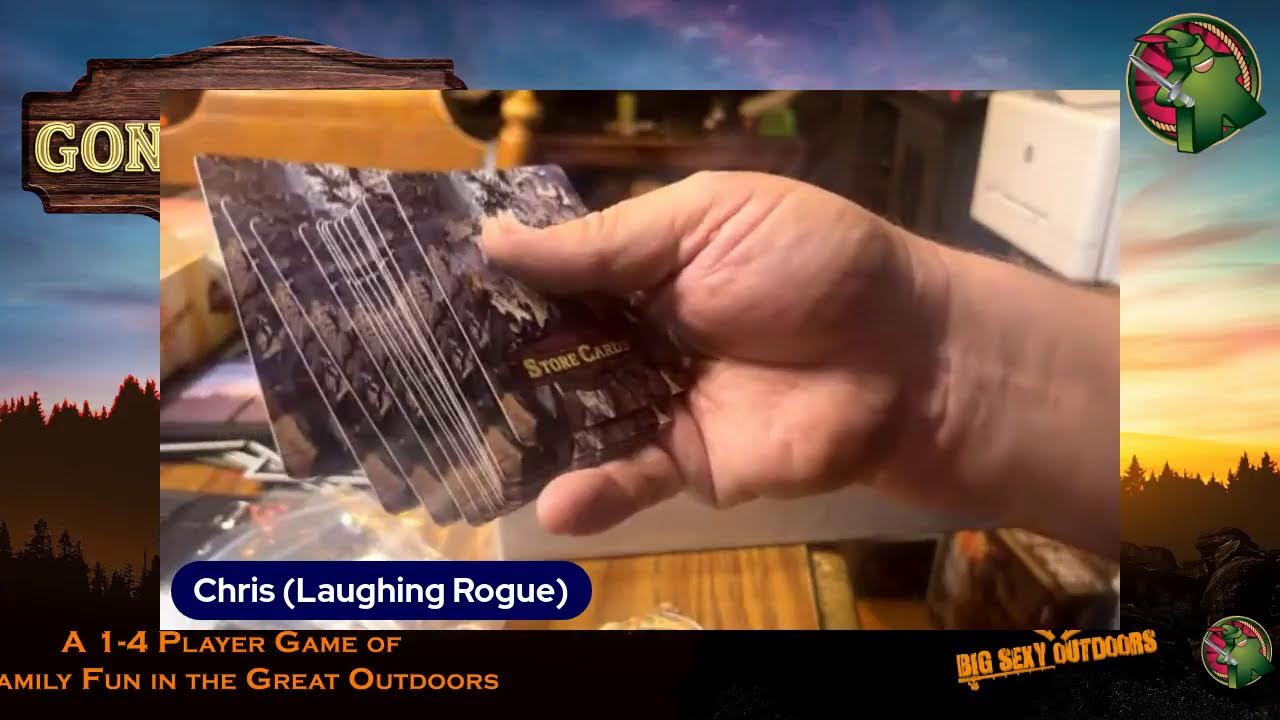 Unboxing Gone Hunting Board Game!! Laughing Rogue Games