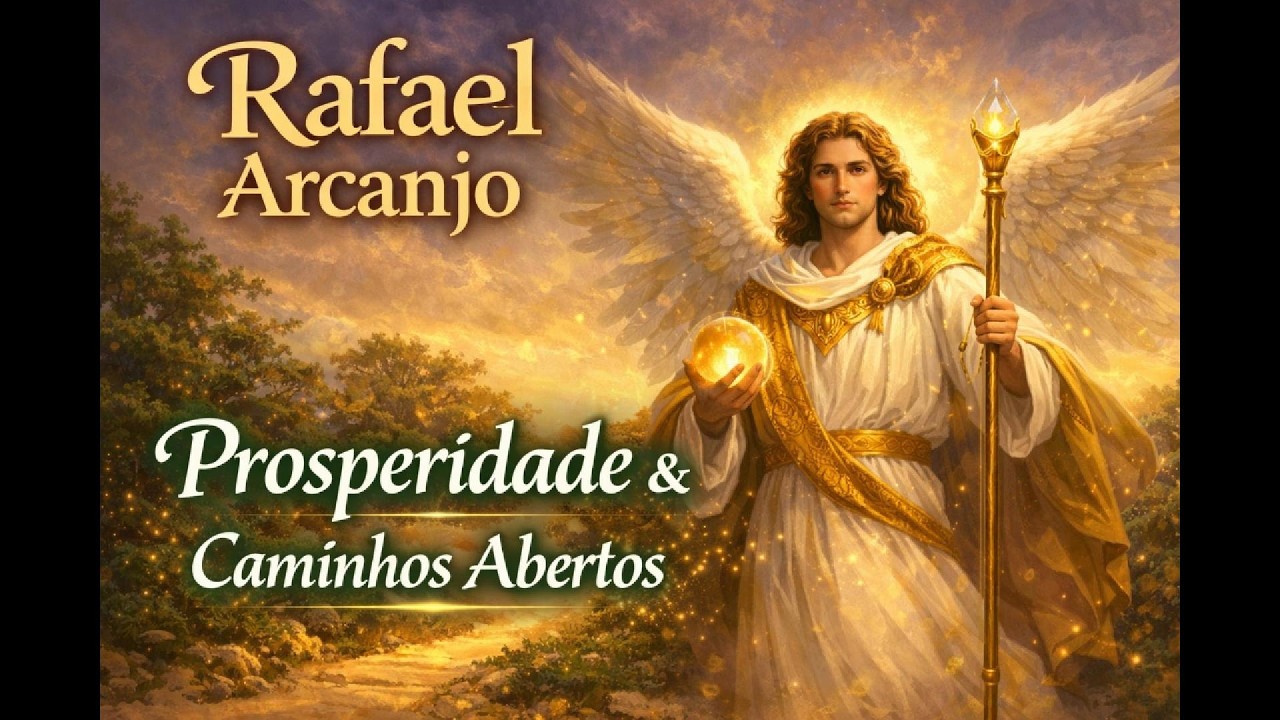 💛 ORAÇÃO DE PROSPERIDADE E CAMINHO ABERTO. Arcanjo Rafael – Direção e Proteção