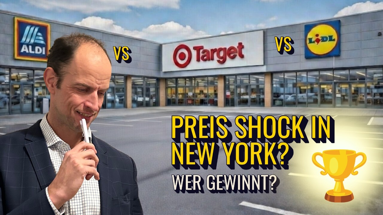 Ich habe drei Supermärkte in New York verglichen - das Ergebnis Überrascht! 😳💰 #lidl #aldi #target