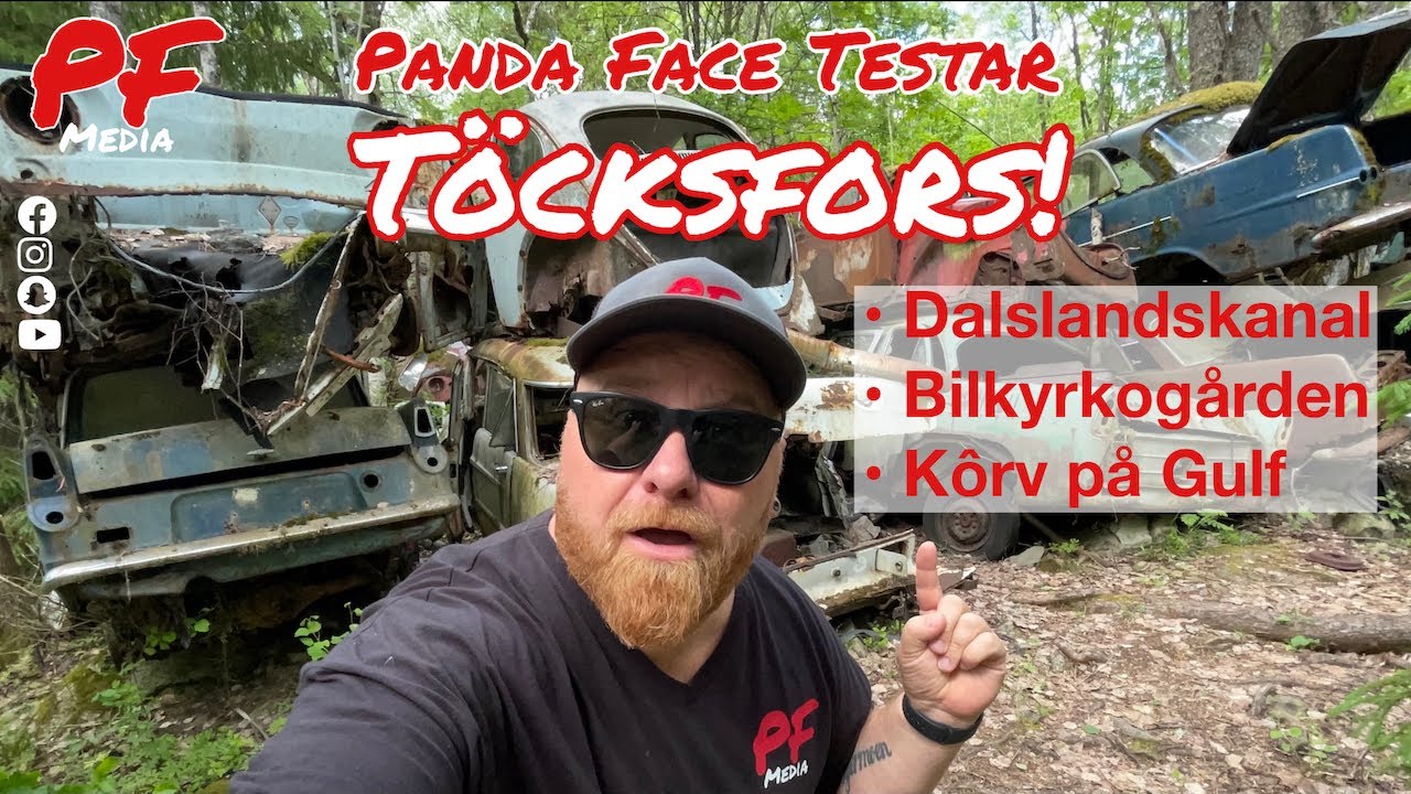 Töcksfors, Dalslandskanal och vilse på Bilkyrkogården i Båstnäs!