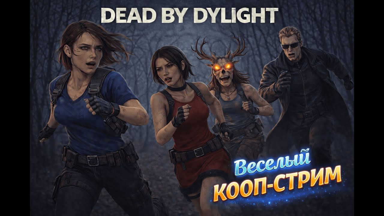 КООП-СТРИМ VegarPlay, NastyA, KamA | Dead by Daylight #14