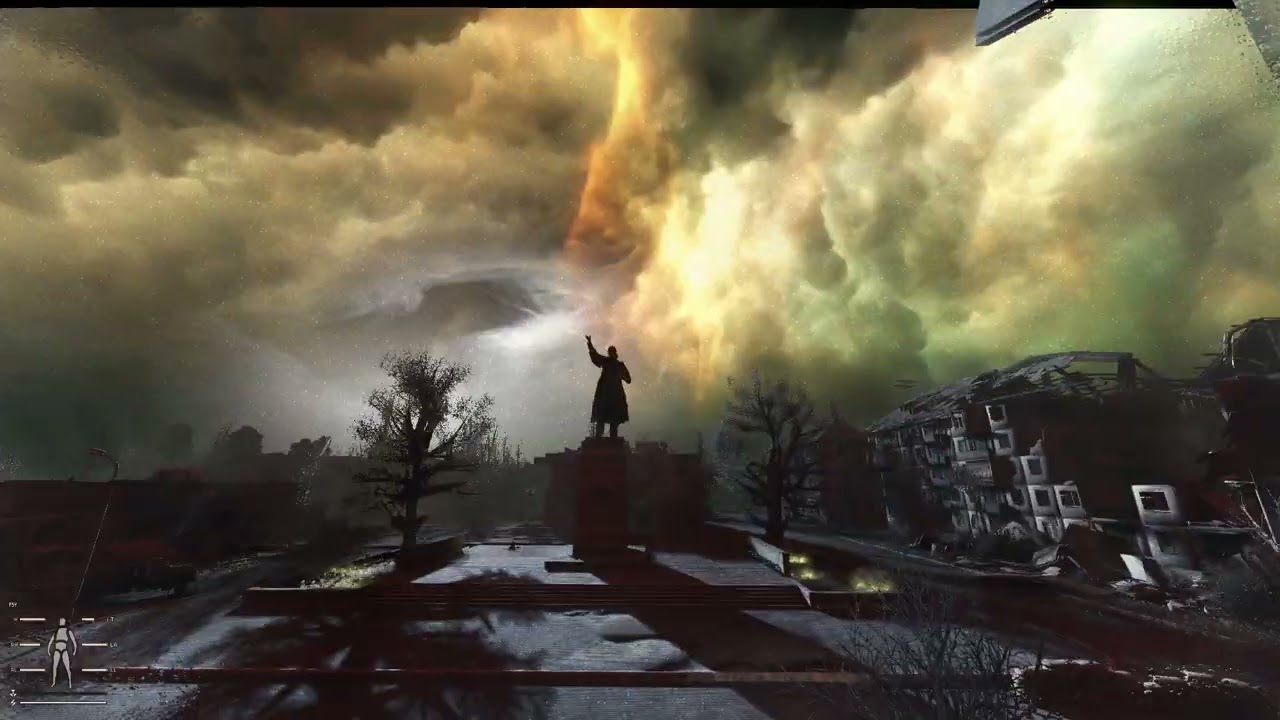 Evening emission in Dead city Stalker Gamma