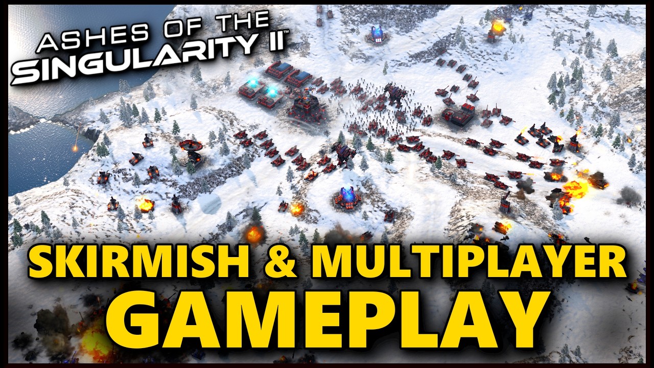 Exclusive alpha Gameplay of Ashes of the Singularity II a Massive scale base building RTS in 2025