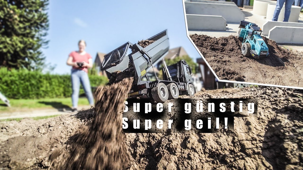 Amewi | SUPER G&Uuml;NSTIG / SUPER GEIL!!  - Radlader und LKW im Test 😁 | 4K