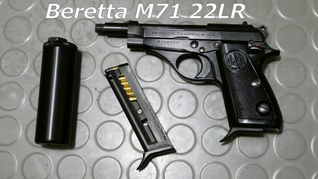 Beretta M71 field strip & test firing