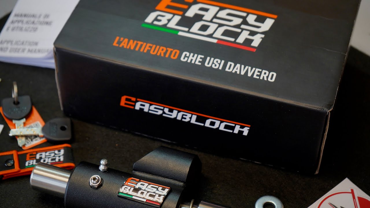 EASY BLOCK - The best anti-theft system for motorcycles and scooters 🔒