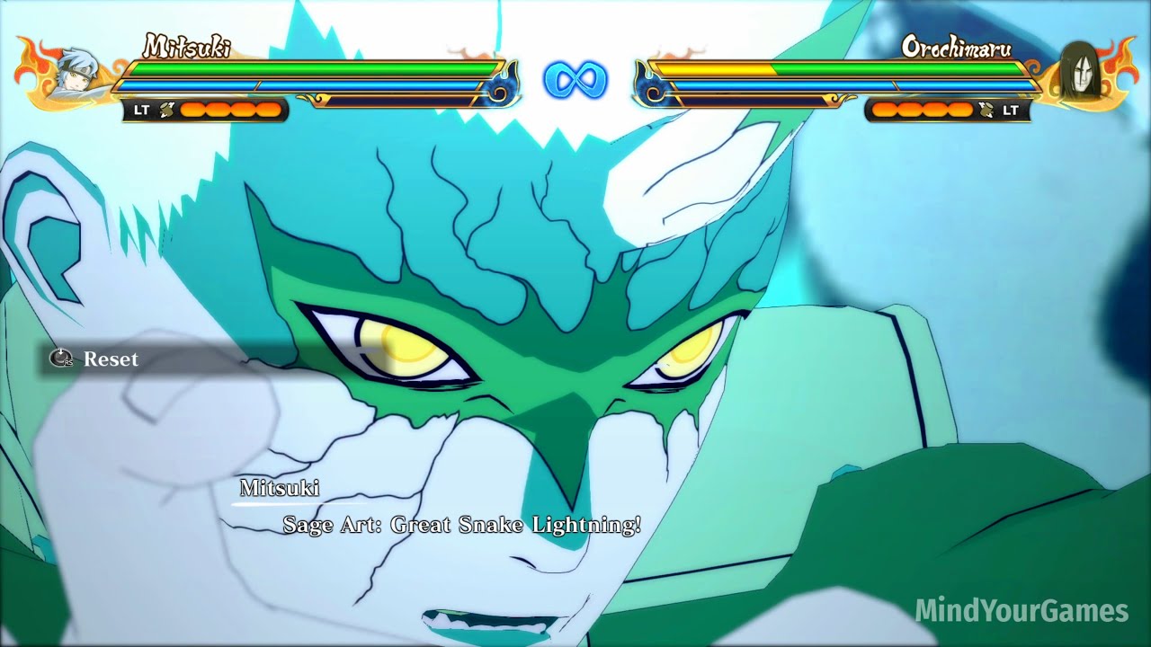 Mitsuki Sage Mode Complete Moveset - Naruto X Boruto Storm Connections 4K 60FPS