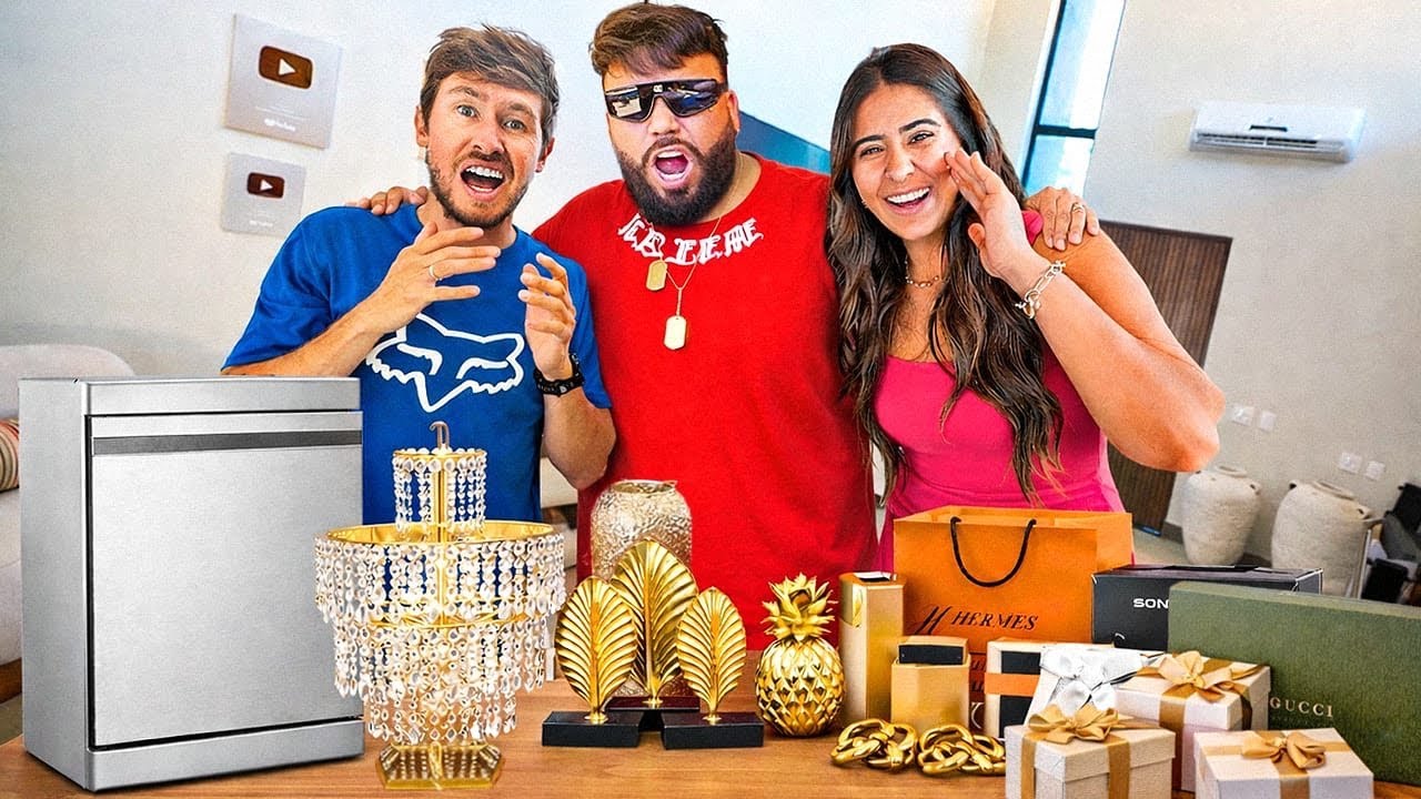 SURPREENDI ELES COM PRESENTES DE CASAMENTO !!!