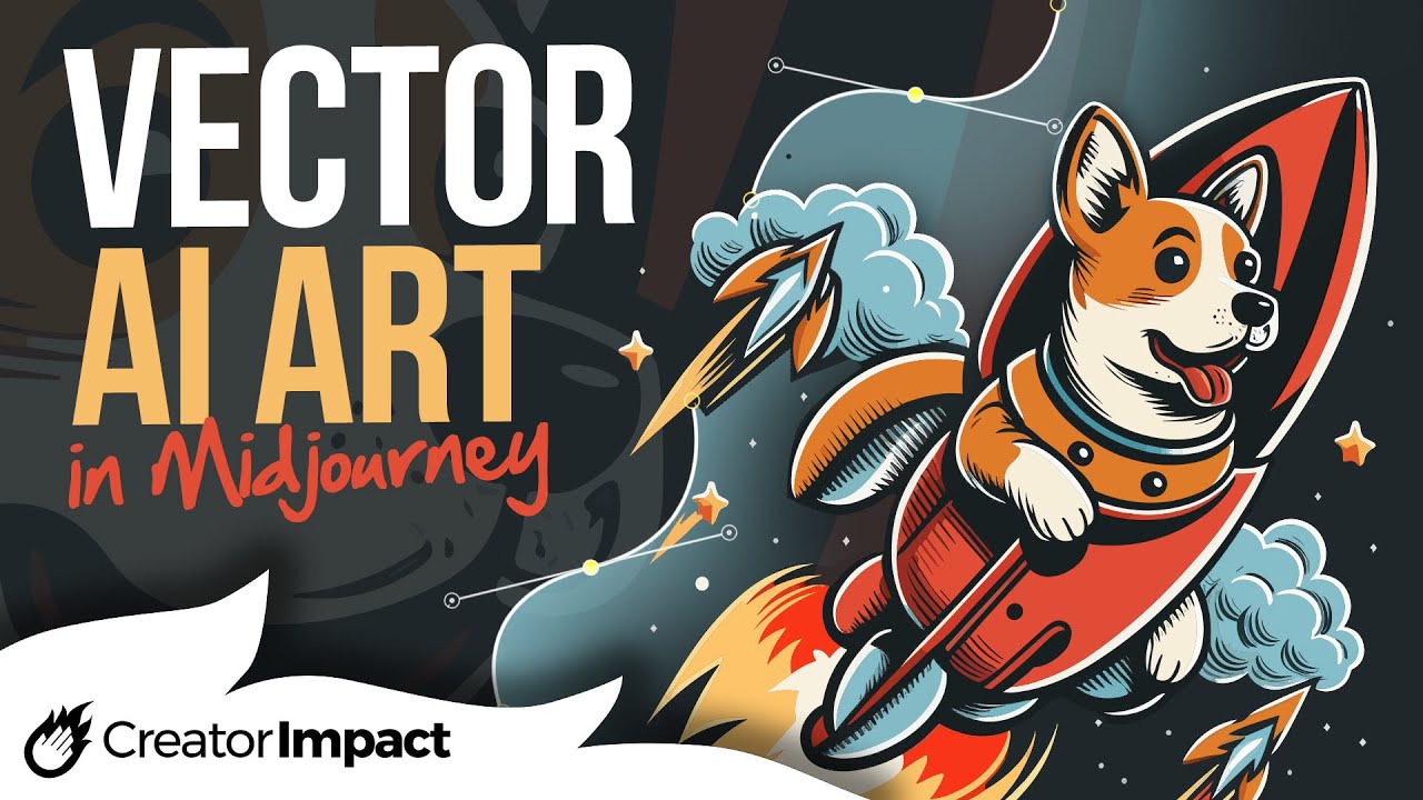 Midjourney VECTOR ART: Как преобразовать изображение в вектор (Midjourney AI Art)