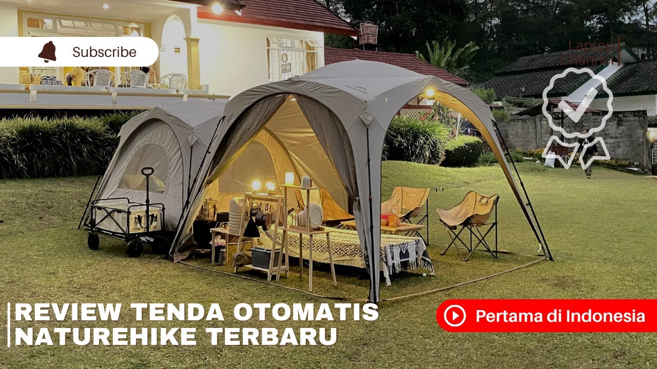 FAMILY TENT | REVIEW TENDA OTOMATIS NATUREHIKE YUNJIE | TENDA INI DIJUAL