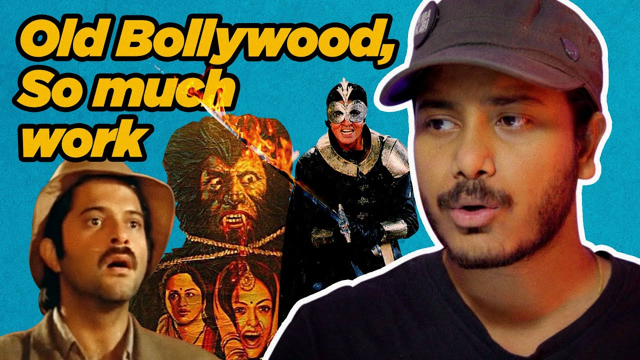 Graphic Designer Reacts to Old Bollywood Movie Special Effects_KibaKibi and Shamim Video