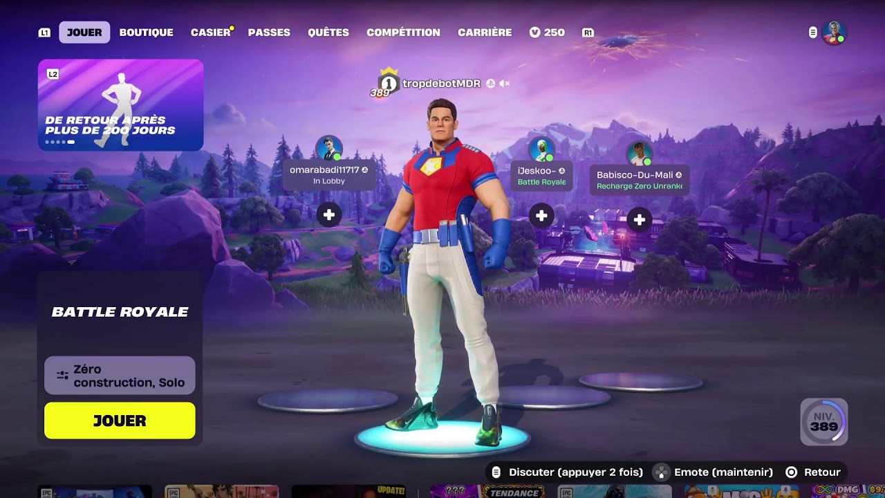 Fortnite_ zéro construction classe UNREAL