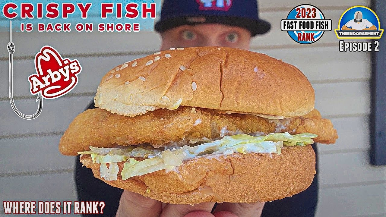 Arby's® Crispy Fish Sandwich Review! 🐟🥪 | 2023 Fast Food Fish Sandwich Rankings | theendorsement