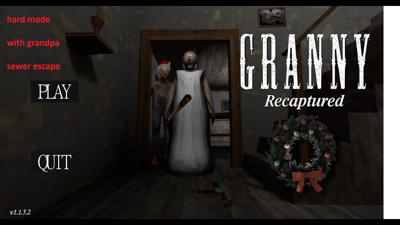 granny recaptured hard mode with grandpa sewer escape