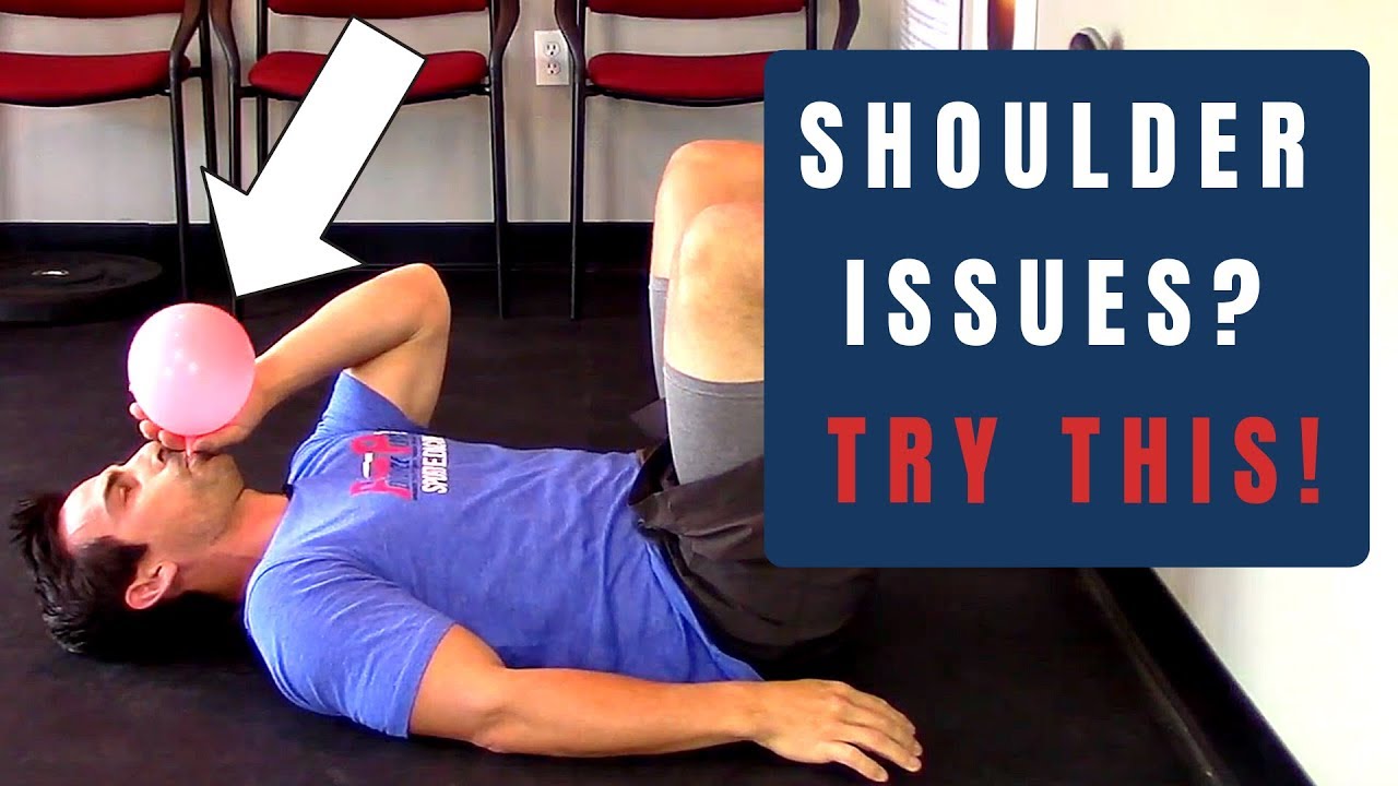 Balloon Breathing Exercise for Back Pain & Shoulder Impingement