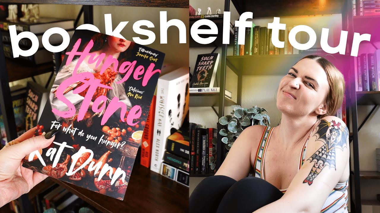 2025 BOOKSHELF TOUR | my entire book collection (horror, fantasy, thrillers, gothic fiction)