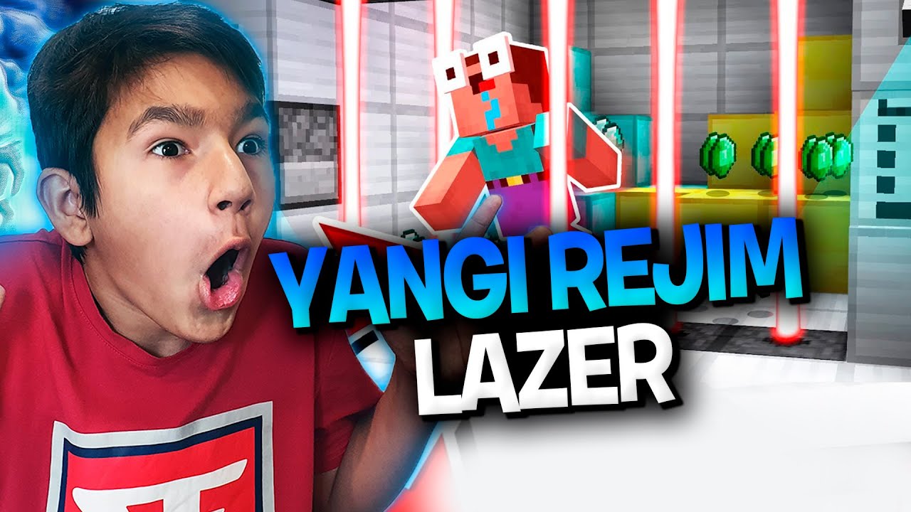 MINECRAFT ● YANGI REJIM LAZER ● O'ZBEKCHA O'YINLAR