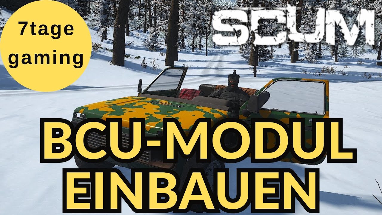 SCUM Patch 0.95 🏹 24: BCU-MODUL Einbauen + Intelligenz Ampullen erklärt
