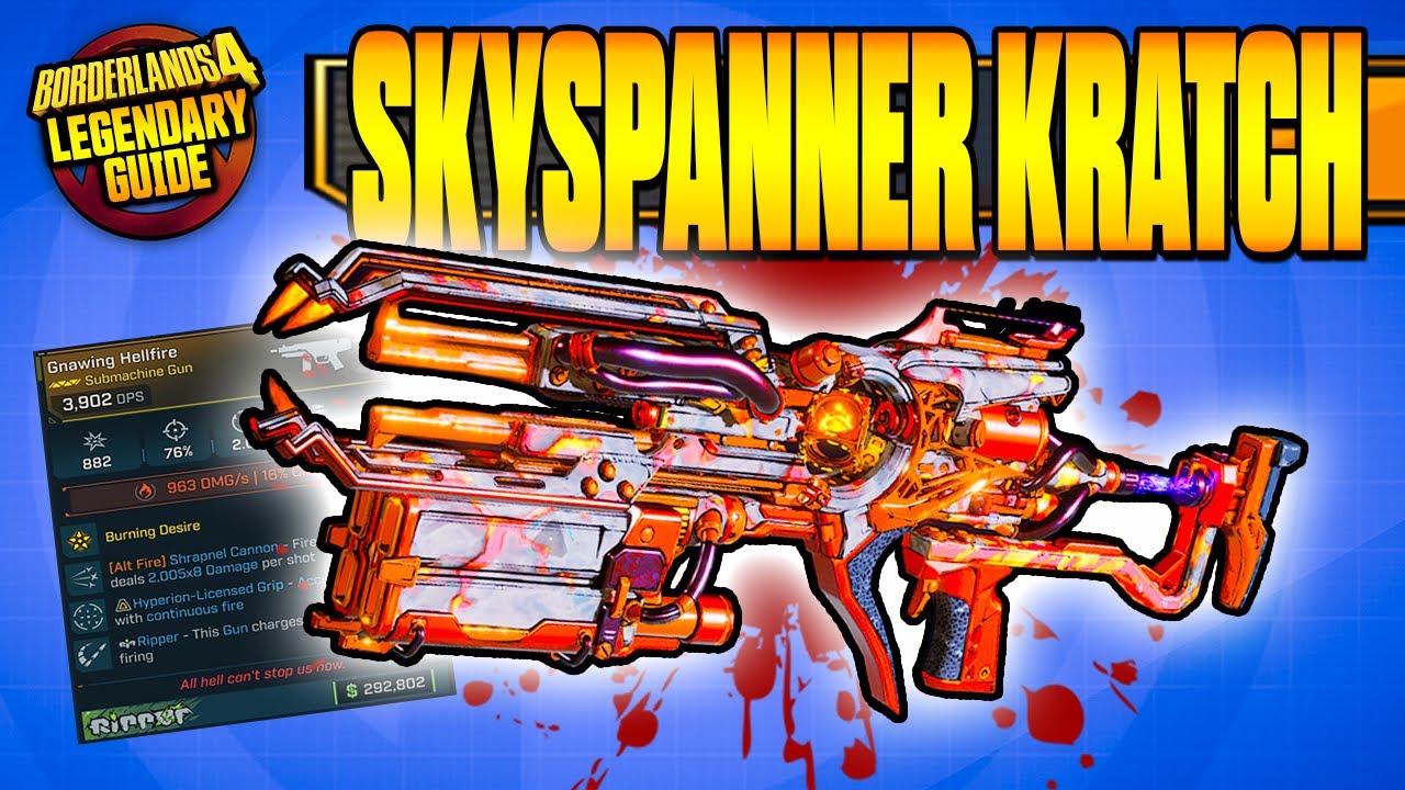 HELLFIRE Legendary Drop Guide: Skyspanner Kratch | Borderlands 4