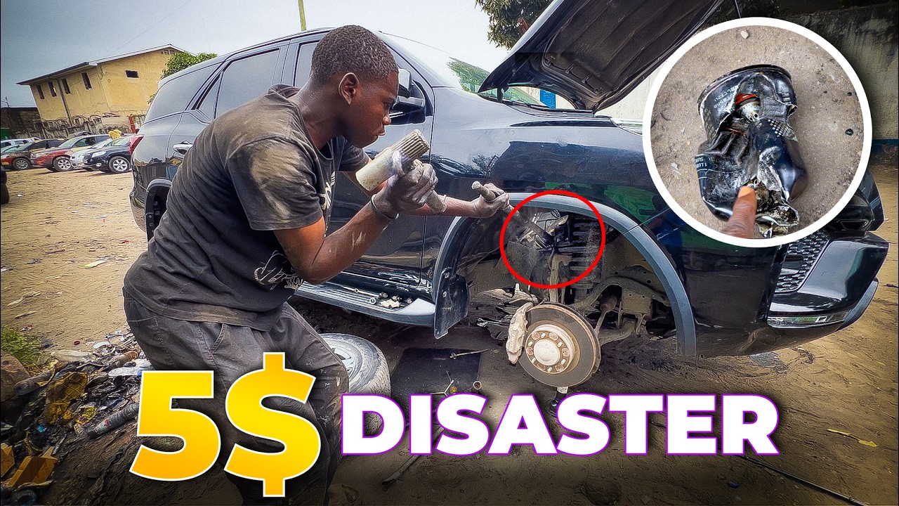 Toyota Fortuner: The Oil Filter was TOTALLY Stuck! 😱 (Messy Service)