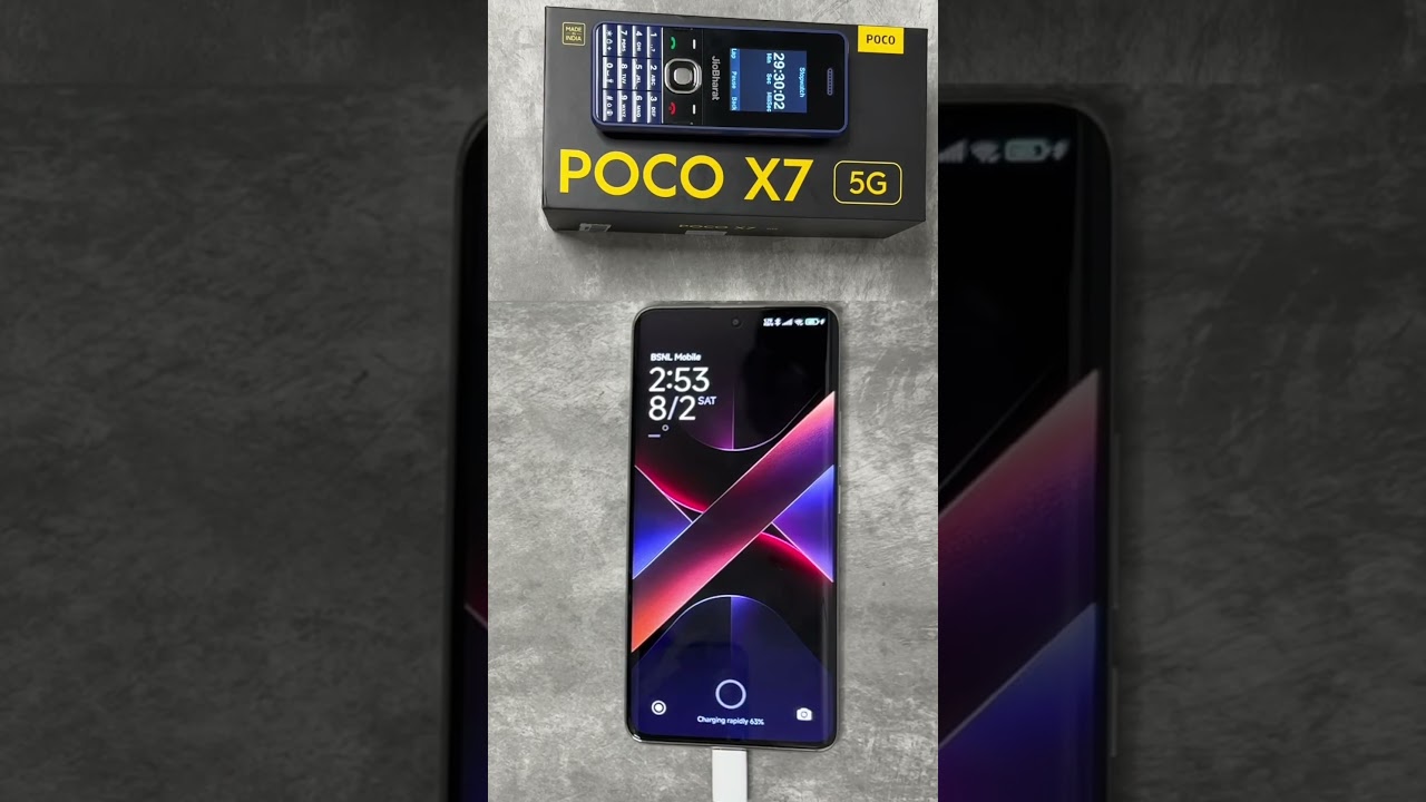 POCO X7 5G Charging Speed Test 🔥 0 to 100 Battery Charging Time #POCO #POCOX7