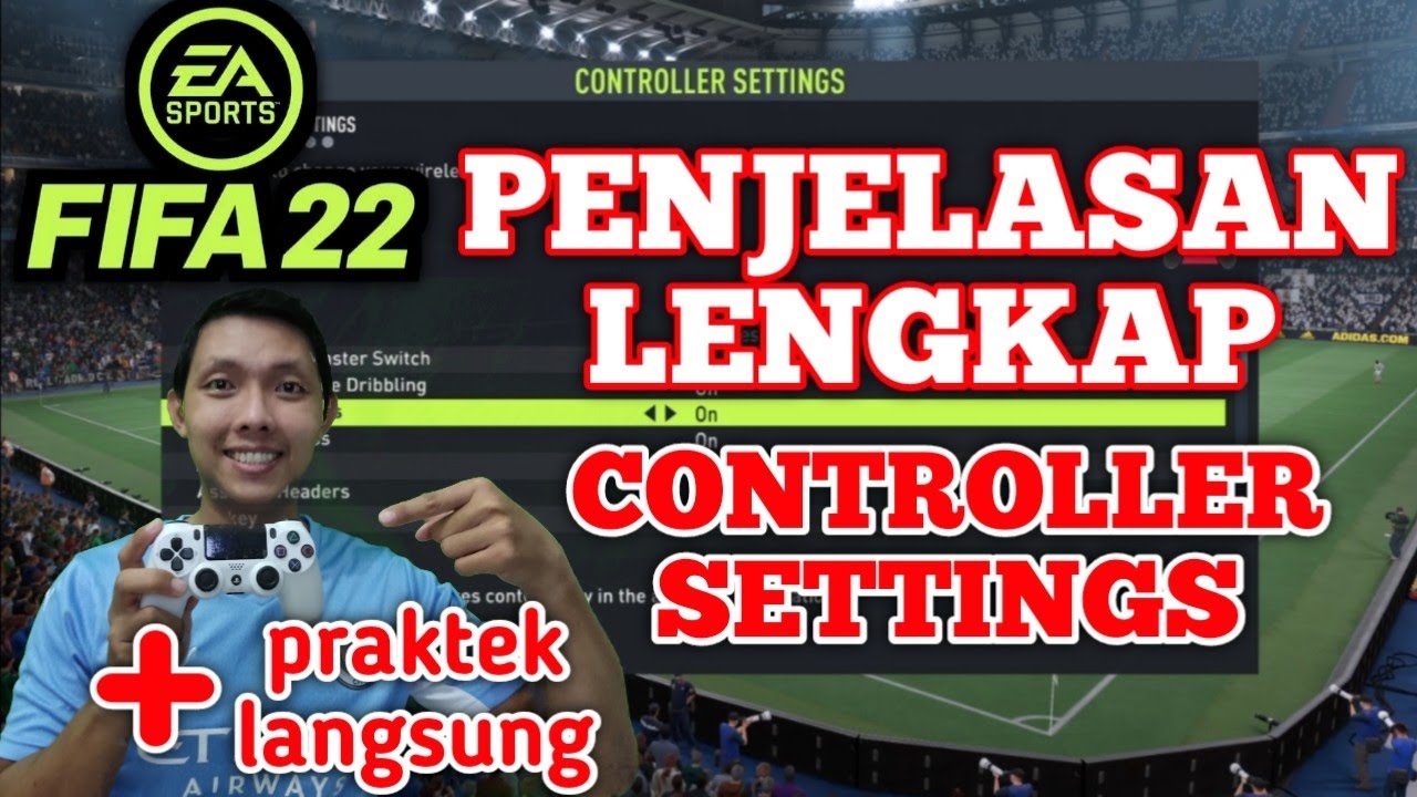 Controller settings explained and configured for beginners. FIFA 22 tutorial.