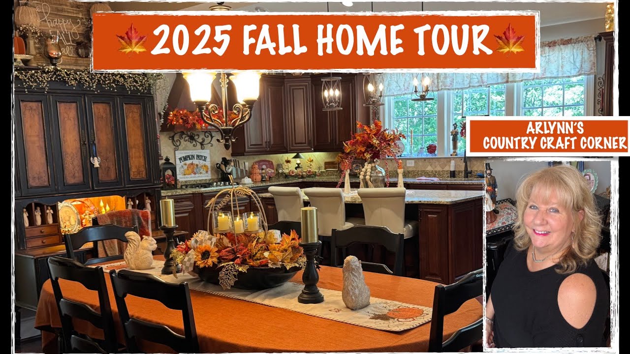 🍁 2025 FALL DECOR SERIES 🍁  FALL HOME TOUR 🍁 #fallhometour #falldecoratingideas #falldecor