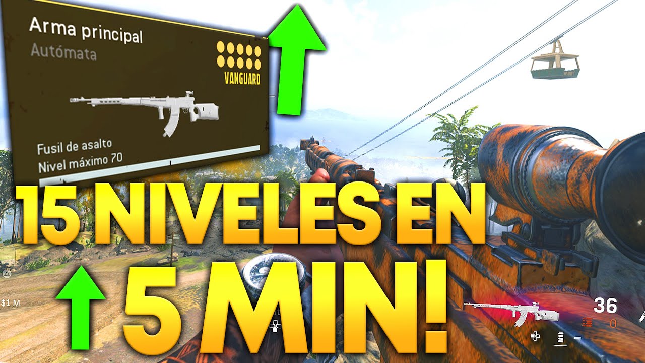 Como SUBIR las NUEVAS ARMAS de NIVEL muy RAPIDO! NUEVO MAPA de WARZONE