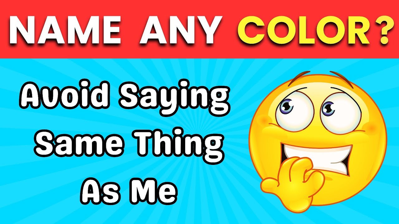 Avoid Saying The Same Thing As Me #1 | Quizzer Bee