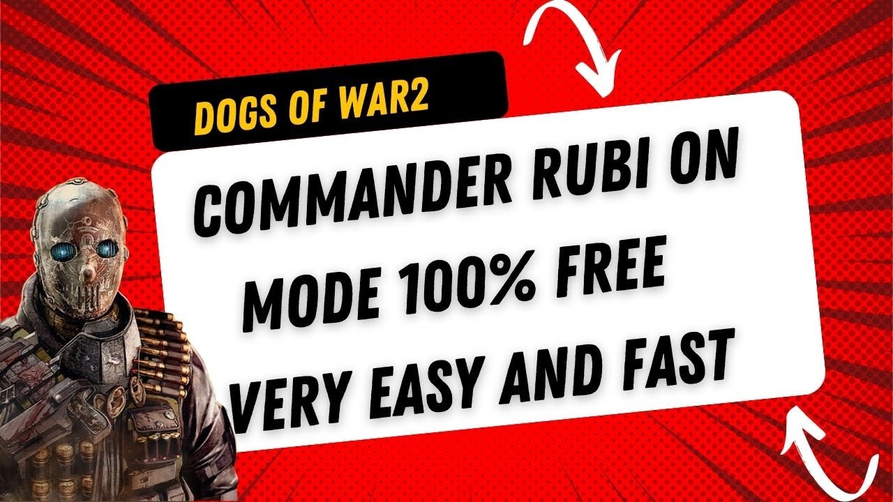 War Commander  Dogs Of War2 Commander rubi on mode 100% free very easy and fast