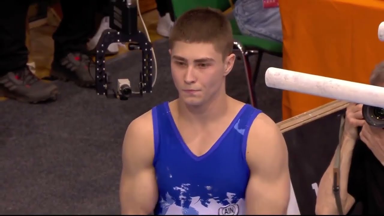 Aleksandr KARTSEV (AIN) [PB 14.433🥈] 2026 Cottbus World Cup_MAG Parallel Bars Final