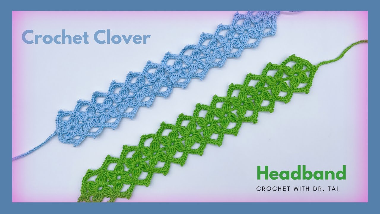 【EP82】 TRY IT!!! How to Crochet a Cute Headband | Four Leaf Headband | DIY