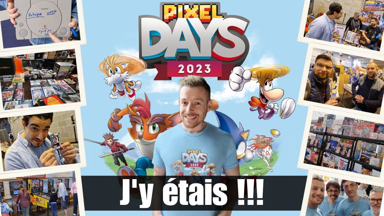 VLOG PIXEL DAYS 2023: La convention, les coulisses, les rencontres... 😎