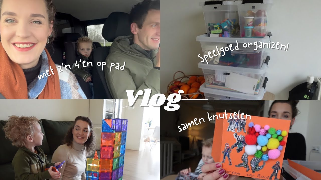 SPEELGOED ORGANIZEN, SAMEN KNUTSELEN & WEEKBOODSCHAPPEN | Weekvlog | Zeg maar Fem
