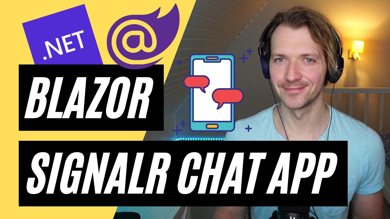 .NET 6 Blazor 🔥 Chat with SignalR using WebSockets