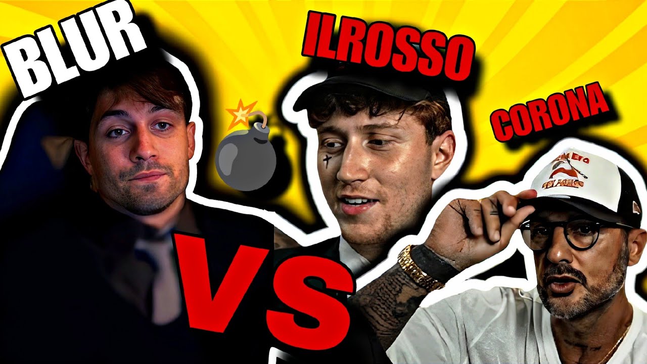 BLUR BLASTA 💥 ILROSSO  per la STREAM FATTA CON FABRIZIO CORONA e FA UN DISCORSO SERIO
