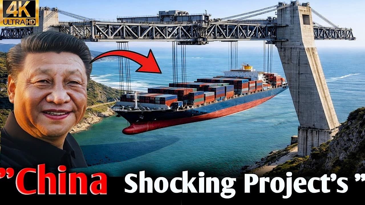 👉 :- China Built a River in the Sky… and Ships Actually Sail on It!