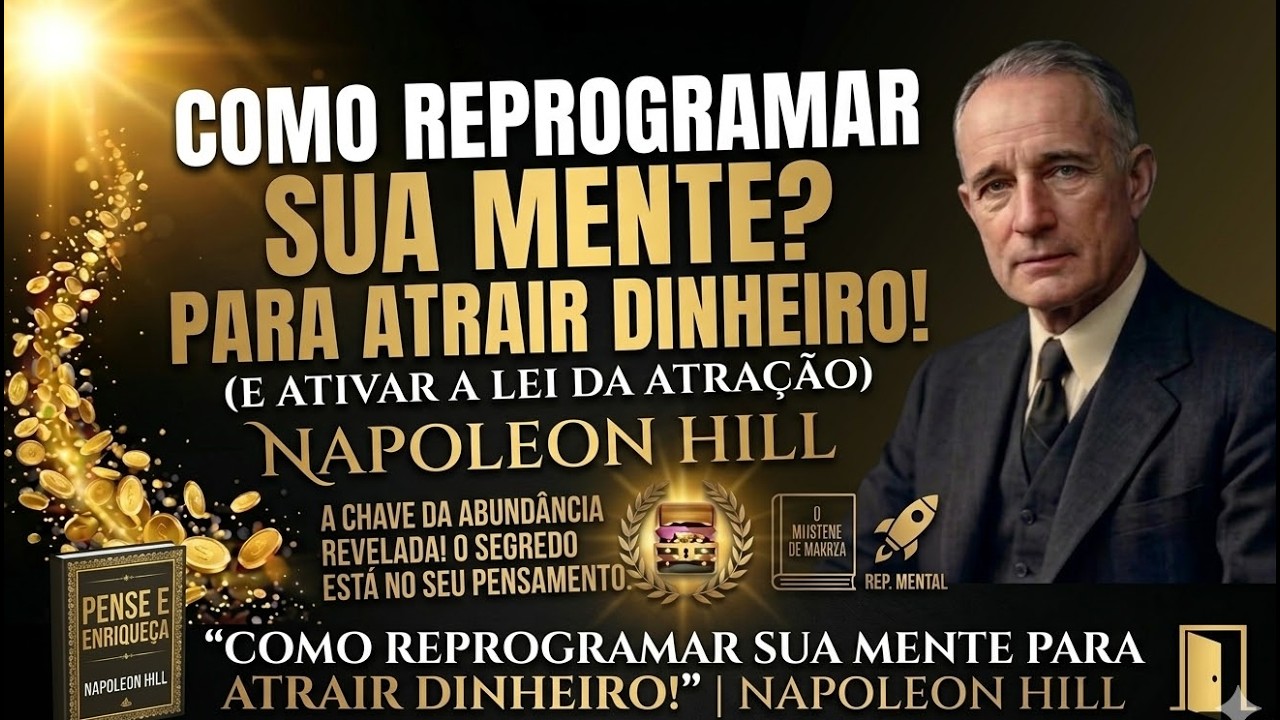 Como Reprogramar Sua Mente Para Atrair Dinheiro e Prosperidade | NAPOLEON HIL