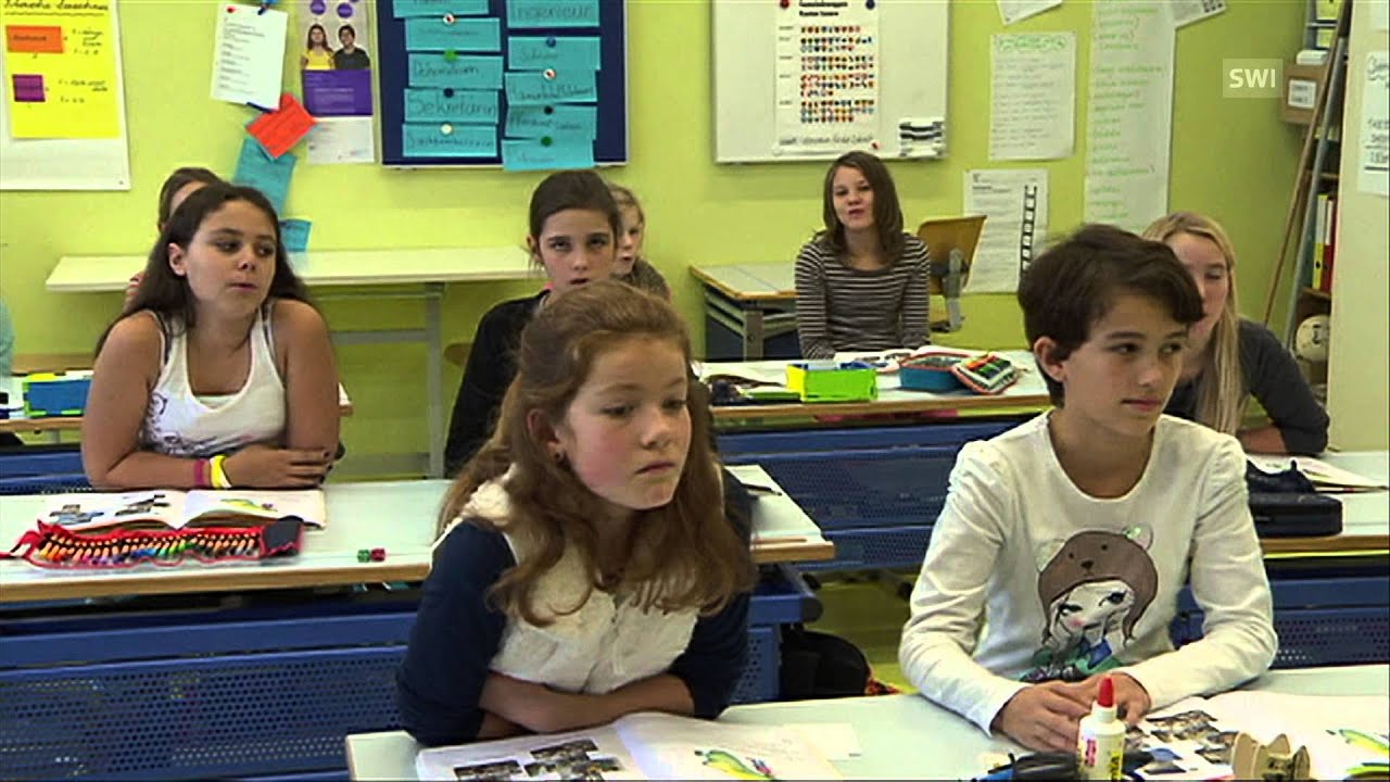 Tres idiomas en la primaria en Suiza