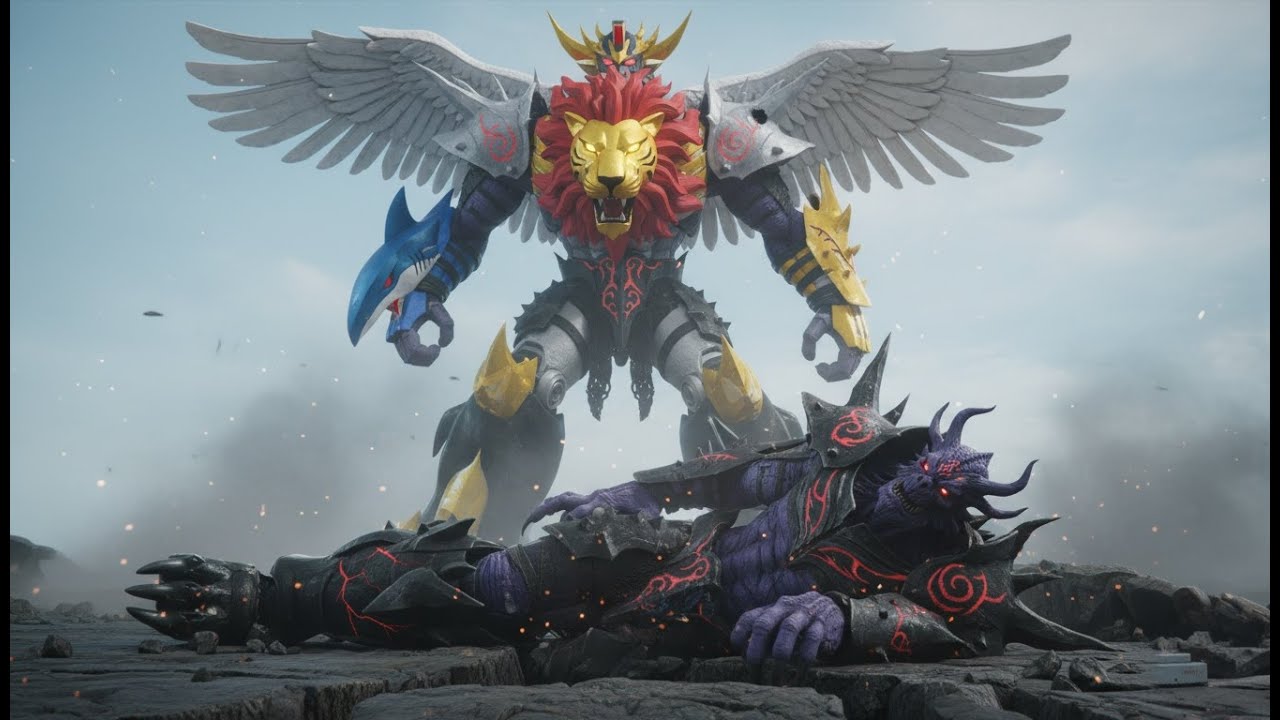 Gao Rangers 3D: Gao King Formation vs Org Duke Rouki | New Villain Attacks