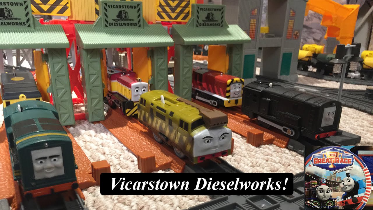 Thomas and Friends Sodor Landmark-Trackmaster Vicarstown Dieselworks!