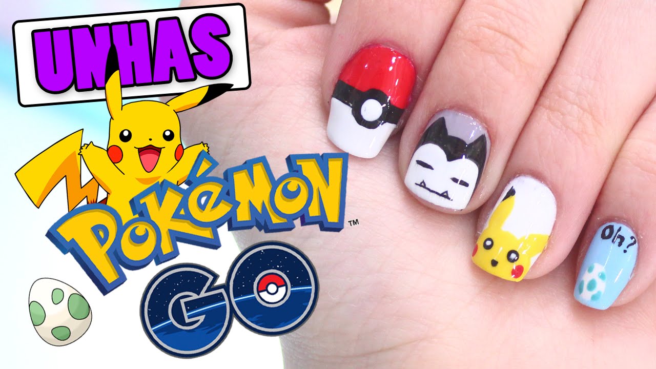 UNHAS DECORADAS POKEMON GO | Jana Taffarel