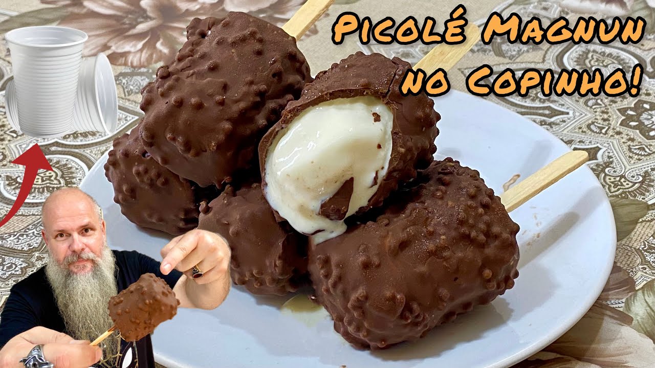 PICOLÉ MAGNUN NO COPINHO COM POUCOS INGREDIENTES