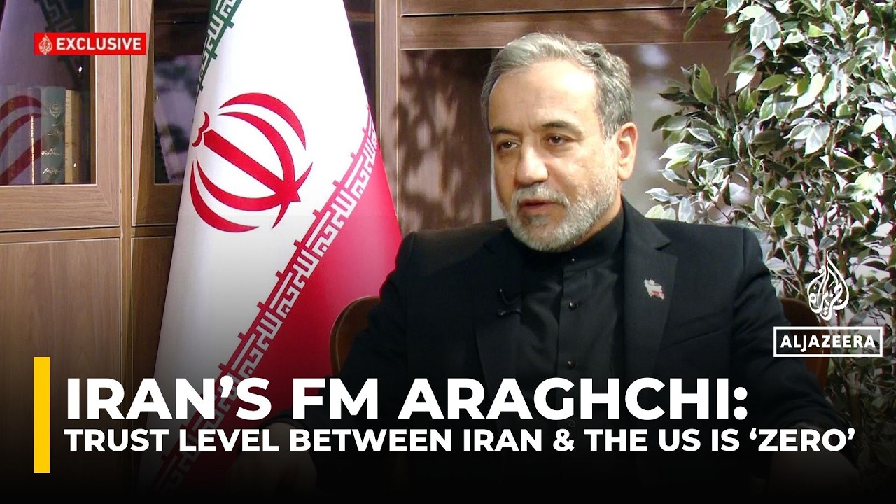 Iran's FM Araghchi: US messages received, but trust &lsquo;at zero for&rsquo; talks