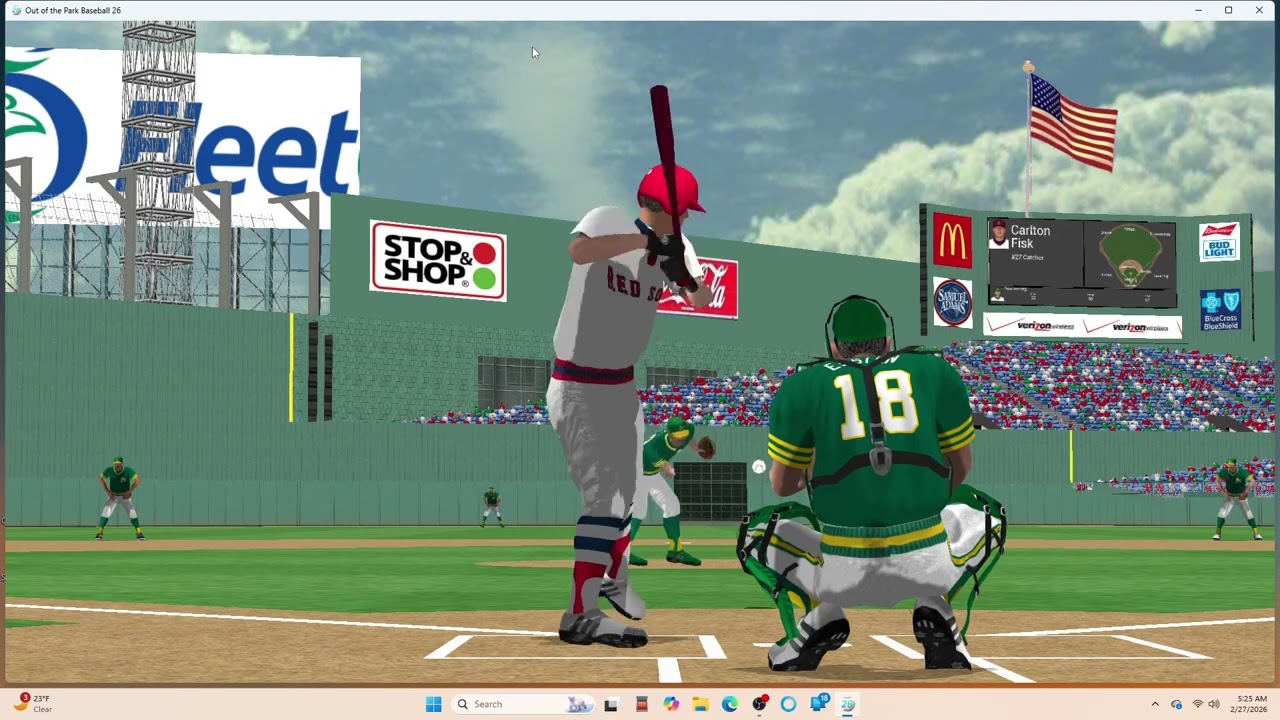 OOTP26 6-14-78 Oakland at Boston