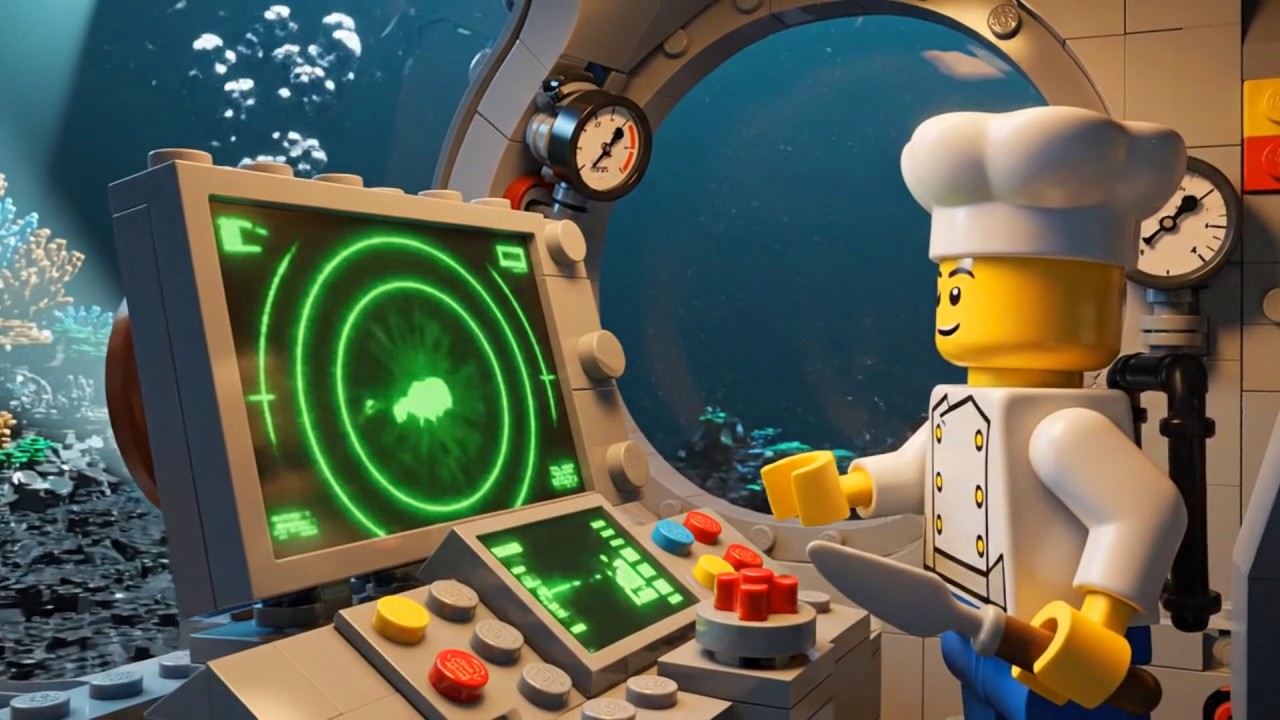 LEGO Blobfish Hunt | Satisfying Deep Sea ASMR Stop Motion
